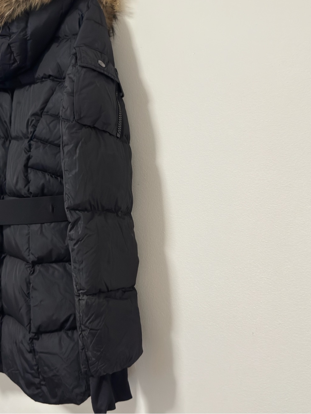 SAM New York Millenium Puffer Down Ski Jacket~Black With Natural Racoon Fur (L) - Picture 15 of 16